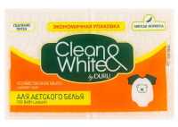 Мило Duru Clean&White для дитячої білизни господарське 4шт*120г