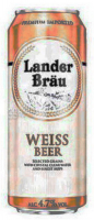 Пиво Landerbrau Weissbier ж/б 0.5л 