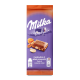 Шоколад Milka молочний з арахісом і карамеллю 90г