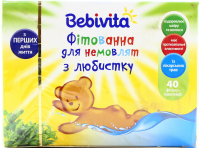 Суміш Bebivita для ванни Любисток 40шт