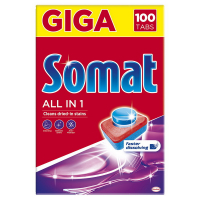 Таблетки для посудомийних машин Somat All In 1, 100 шт.