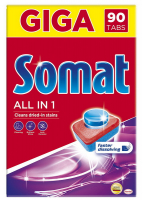 Таблетки для посудомийних машин Somat All In 1 90 шт.