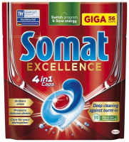 Засіб для ПММ Somat Excellence 4 in 1 в капсулах 56*17,3г