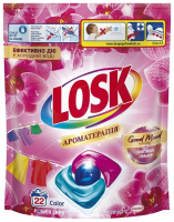 Капсули Losk Ароматерапія  д/прання Малазійська квітка  22шт.