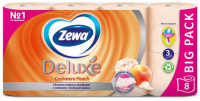 Туалетний папір Zewa Deluxe Cashmere Peach, 8 шт.