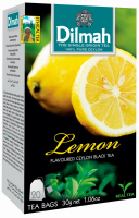 Чай Dilmah Цейлонський чорний смак лимона 20*1,5г