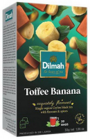 Чай Dilmah Цейлонський чорний смак карамелі та банану 20*1,5г
