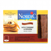Хлібці Nordic хрусткі зі злаків Багатозернові 100г