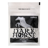 Фільтри для самокрукток Dark Horses Slim Carbon 120шт.