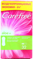 Щоденні гігієнічні прокладки Carefree Aloe, 32 шт.