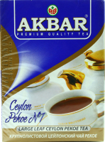 Чай Akbar чорний крупнолист.цейлонський 100г х24