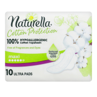 Гігієнічні прокладки Naturella Cotton Protection Maxi, 10 шт.