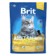 Корм Brit Premium д/дорослих котів сухий з лососем 1,5кг х2