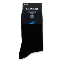 Шкарпетки DiWaRi Classic чоловічі 7С-40СП р.25 000 чорний