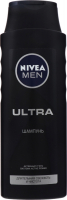 Шампунь для волосся Nivea Men Ultra для чоловіків Тривала свіжість і Чистота, 400 мл