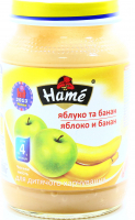 Пюре Hame яблуко-банан 190г х10