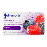 Мило Johnson`s  Vita-Rich з екстратом малини 90г