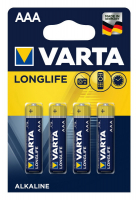 Батарейки VARTA Longlife тип ААА 4шт. 