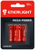 Батарейки Enerlight Alkaline Mega Power AAA LR03 1,5v 4шт