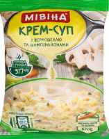 Крем-суп Мівіна з вермішеллю та шампіньйонами 67г