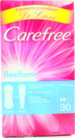 Щоденні гігієнічні прокладки Carefree Flexiform, 30 шт.