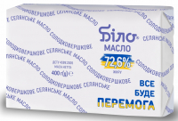 Масло Білецерківське селянське солодовершкове 72,6% 400г