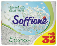 Папір туалетний 3-х шаровий Bianco Soffione 32шт.