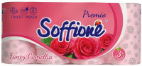 Туалетний папір Soffione Premio Fancy Camellia Рожевий, 8 шт.