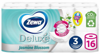 Папір туалетний Zewa Deluxe Jasmine Blossom Жасмин тришаровий 16 рулонів
