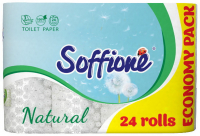 Туалетний папір Soffione Natural Білий, 24 шт.