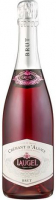 Ігристе вино Креман д’Ельзас, Лаужель Розе / Cremant d’Alsace, Laugel Rose, рожеве брют 0.75л