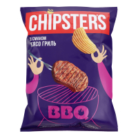 Чіпси Flint Chipster`s хвилясті м`ясо-гриль 120г х16