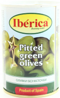 Оливки Iberica зелені б/к 420г