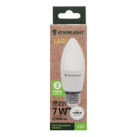 Лампа Enerlight LED E27 7Вт C37 4100К х6
