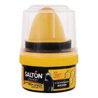 Крем-блиск Salton для взуття з гладкої шкіри чорний 50мл