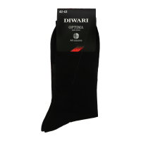 Шкарпетки DiWaRi Optima чоловічі 7С-43СП р.27 000 чорний