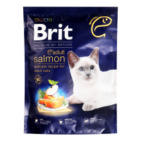 Корм Brit Premium для котів Adult з лососем 300г