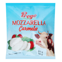 Сир Prego Mozzarella Carmela мякий у розсолі 275г  