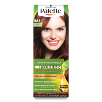 Крем-фарба стійка для волосся Palette Фітолінія Захист і Живлення №568 Карамельний Каштановий