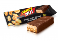 Цукерки Roshen Candy Nut нуга карамель арахіс ваг/кг