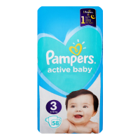 Підгузки Pampers active baby-dry 6-10кг 58шт. х6