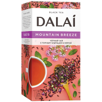Чай Dalai Mountain Breeze чорний 37.5г 25п*1.5г