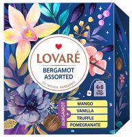 Чай Lovare чорний асорті Bergamot Assorted 32пак