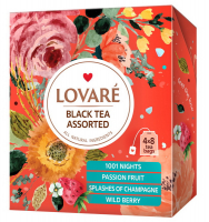 Чай Lovare чорний асорті Black tea Assorted 32пак