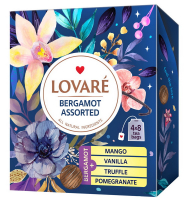 Чай Lovare чорний асорті Bergamot Assorted 32пак