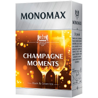 Чай Мономах Champagne Moment чорний/зелений 80г