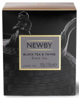 Чай Newby Black&Thyme чорний байховий 100г 