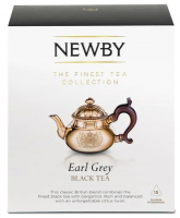 Чай Newby Earl Grey чорний байховий 15 шовкових пірамідок 37,5г
