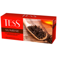 Чай Tess Sunrise чорний байховий дрібний 25*1,8г