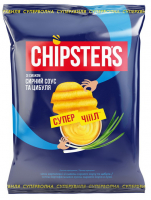 Чіпси Chipsters зі смаком Сирний соус з цибулею 110г